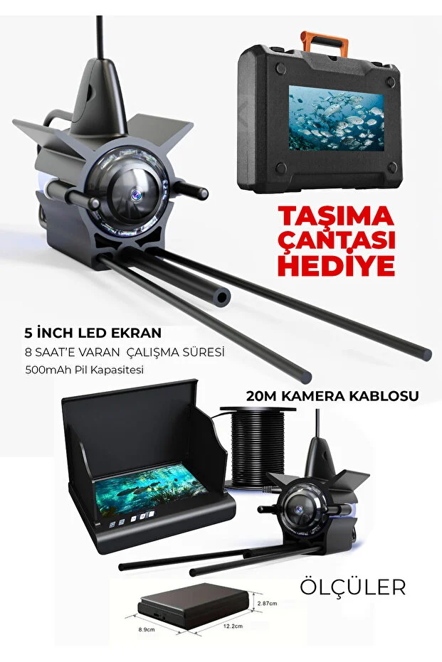 ROBO Ekranlı Balık Yakalama Kamerası